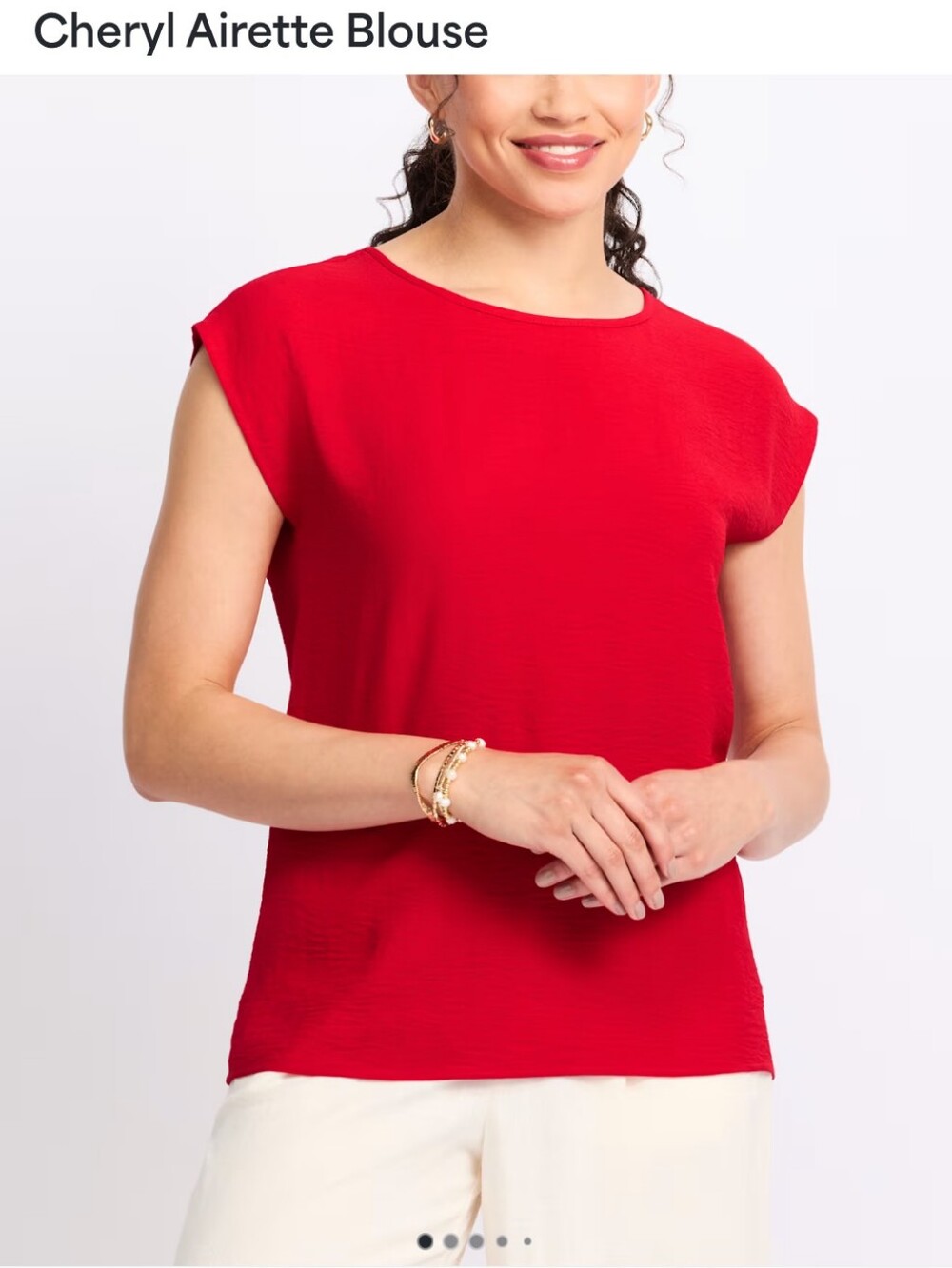 Montgomery Post Cheryl Airette Blouse- M